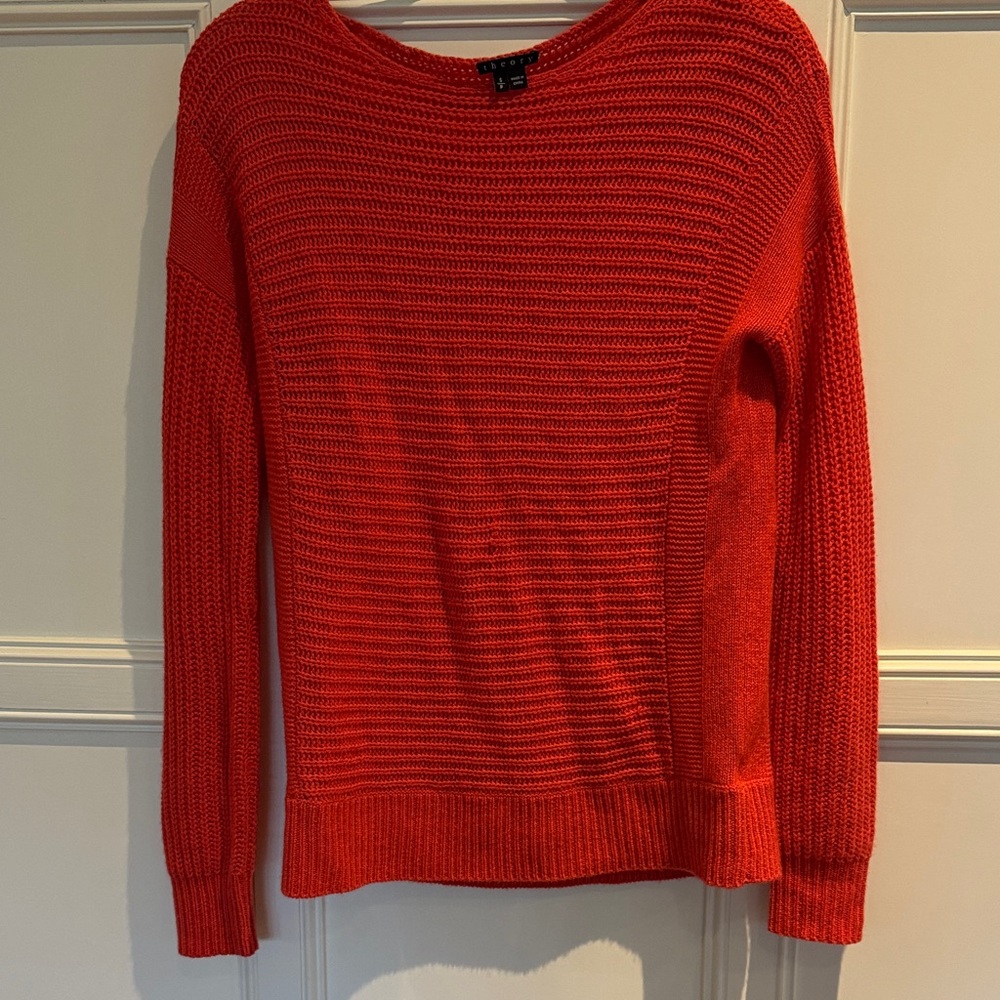 Theory Women's Red Sweater size S